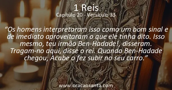 1 Reis 20:33