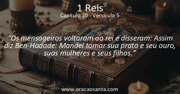 1 Reis 20:5