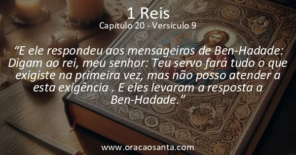 1 Reis 20:9