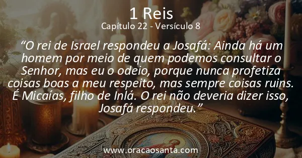 1 Reis 22:8