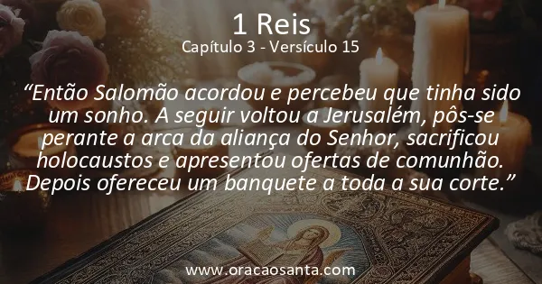 1 Reis 3:15