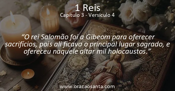 1 Reis 3:4