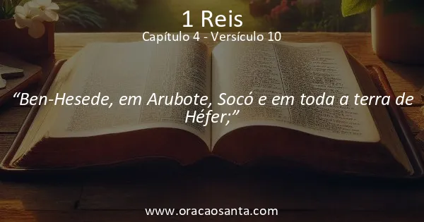 1 Reis 4:10