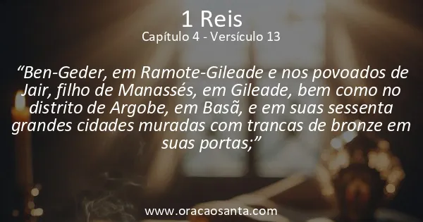 1 Reis 4:13