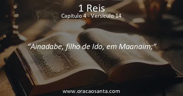1 Reis 4:14