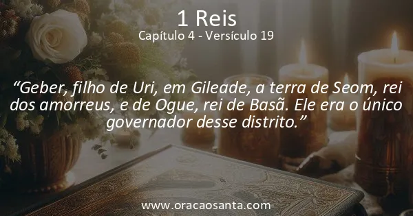 1 Reis 4:19