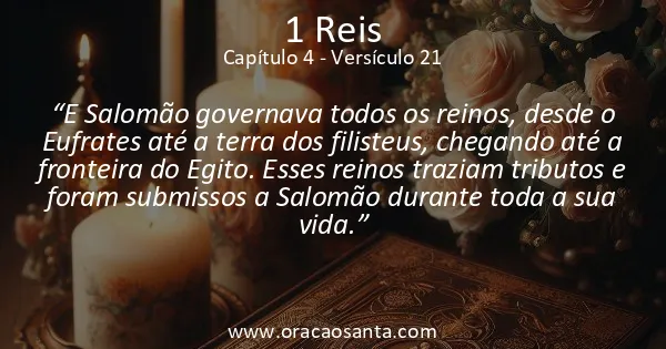 1 Reis 4:21