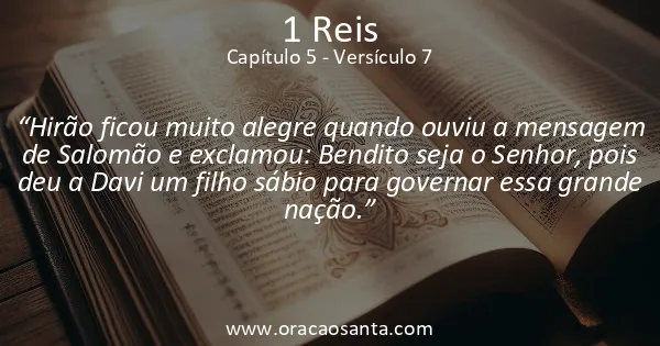 1 Reis 5:7