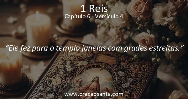 1 Reis 6:4