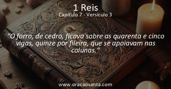 1 Reis 7:3