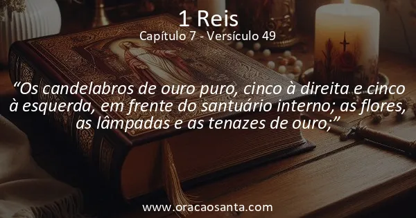 1 Reis 7:49