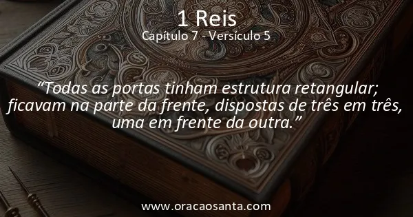 1 Reis 7:5