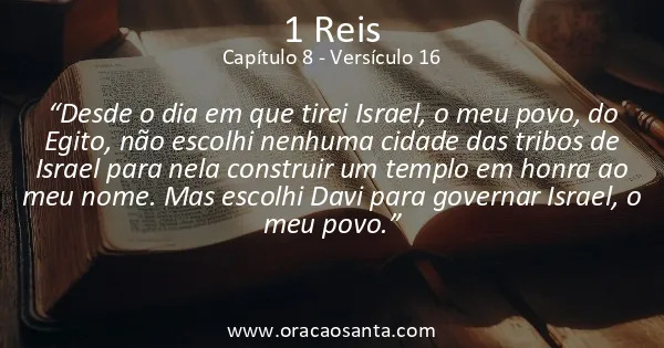 1 Reis 8:16