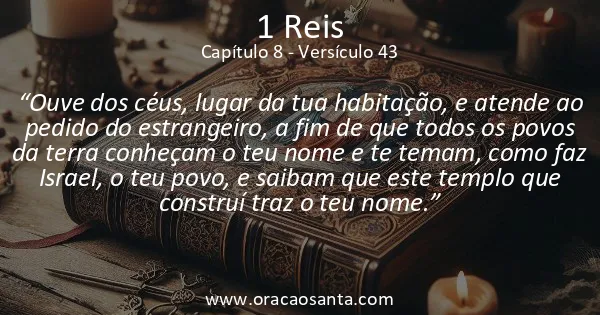 1 Reis 8:43