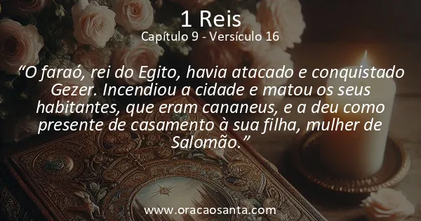 1 Reis 9:16