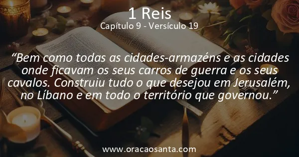 1 Reis 9:19