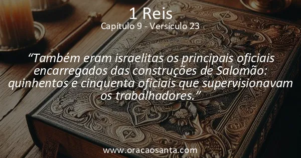1 Reis 9:23