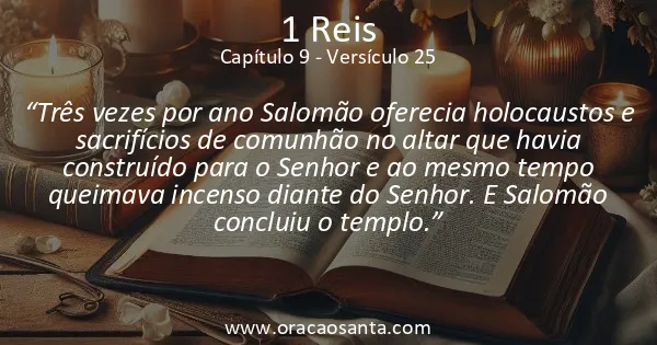 1 Reis 9:25