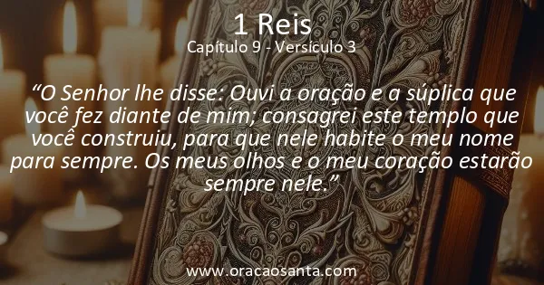 1 Reis 9:3