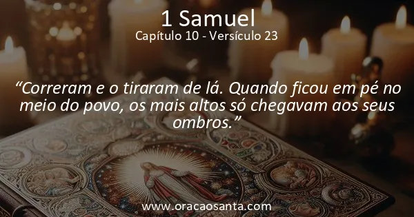 1 Samuel 10:23
