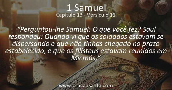 1 Samuel 13:11