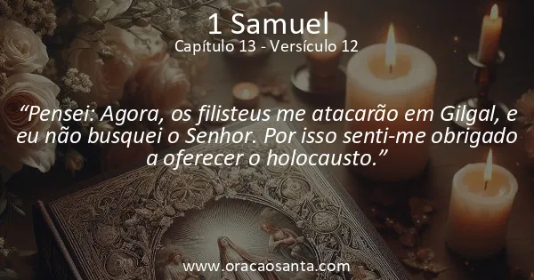 1 Samuel 13:12
