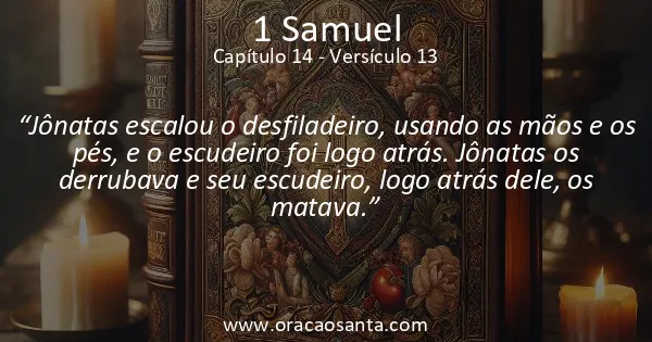 1 Samuel 14:13