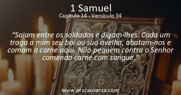 1 Samuel 14:34