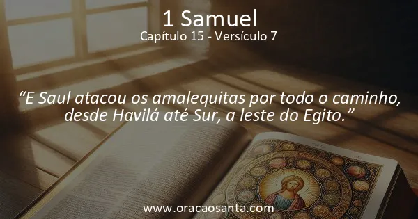 1 Samuel 15:7