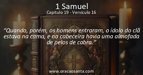 1 Samuel 19:16