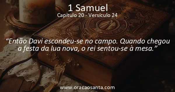 1 Samuel 20:24