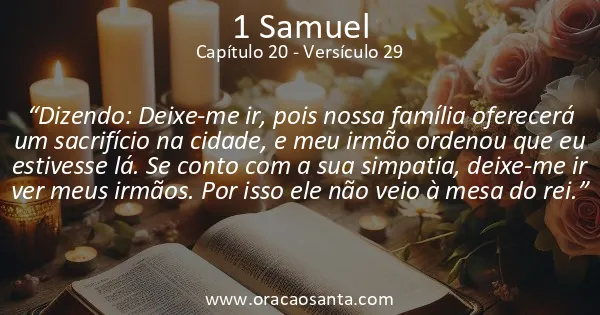 1 Samuel 20:29