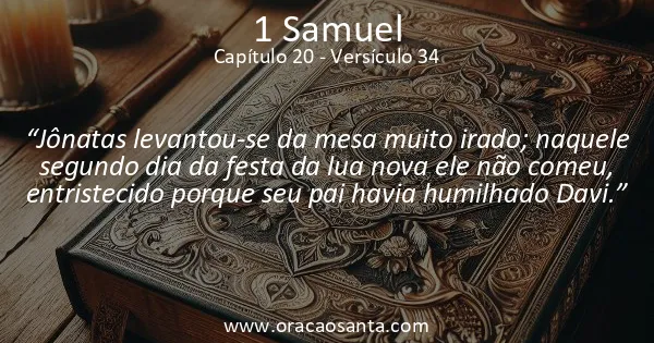 1 Samuel 20:34