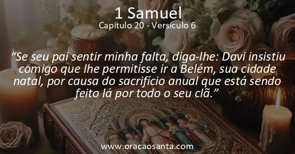 1 Samuel 20:6