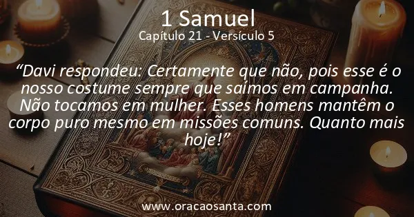 1 Samuel 21:5
