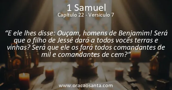 1 Samuel 22:7