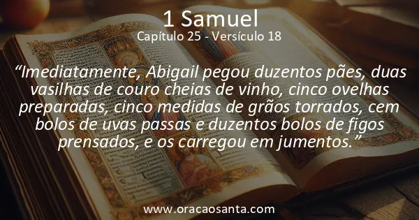 1 Samuel 25:18