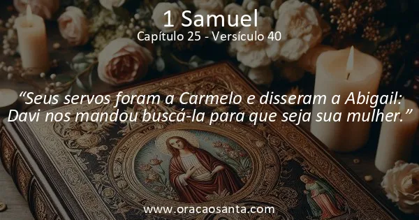 1 Samuel 25:40