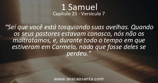 1 Samuel 25:7