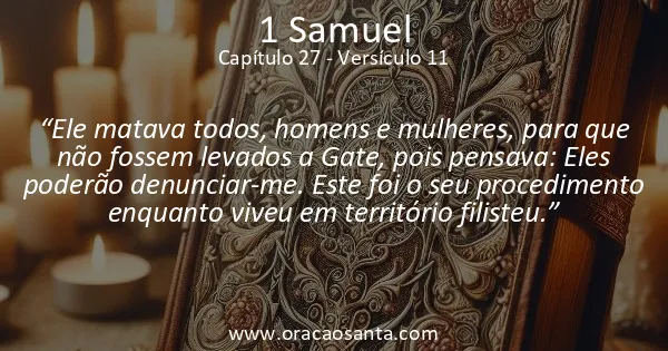 1 Samuel 27:11
