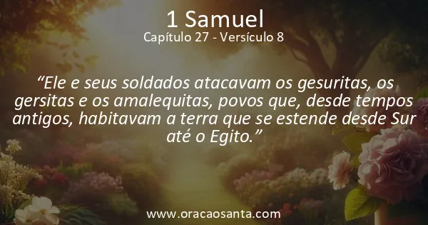 1 Samuel 27:8
