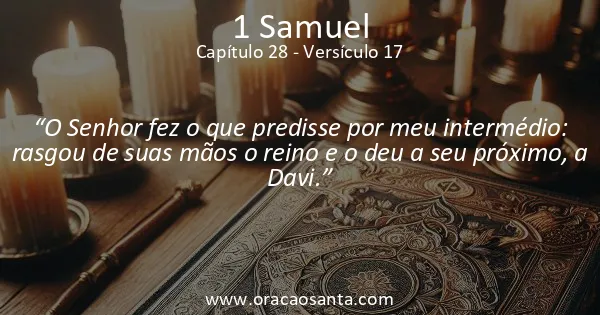 1 Samuel 28:17