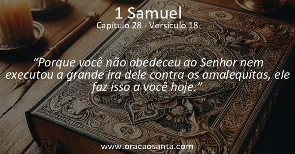 1 Samuel 28:18