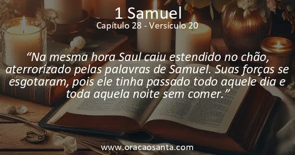 1 Samuel 28:20