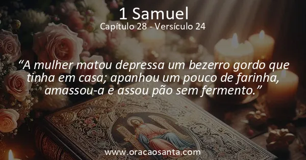 1 Samuel 28:24