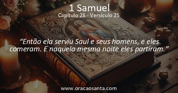 1 Samuel 28:25