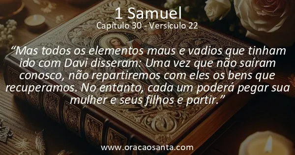 1 Samuel 30:22