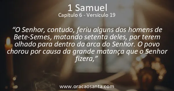 1 Samuel 6:19