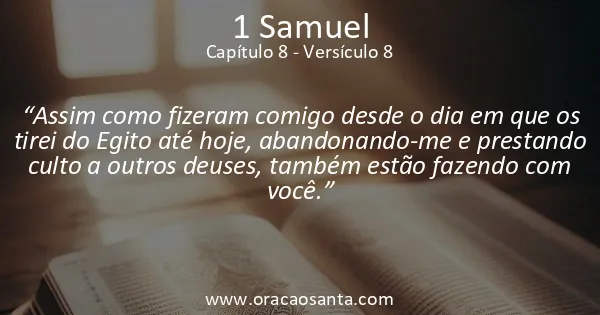 1 Samuel 8:8