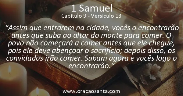 1 Samuel 9:13